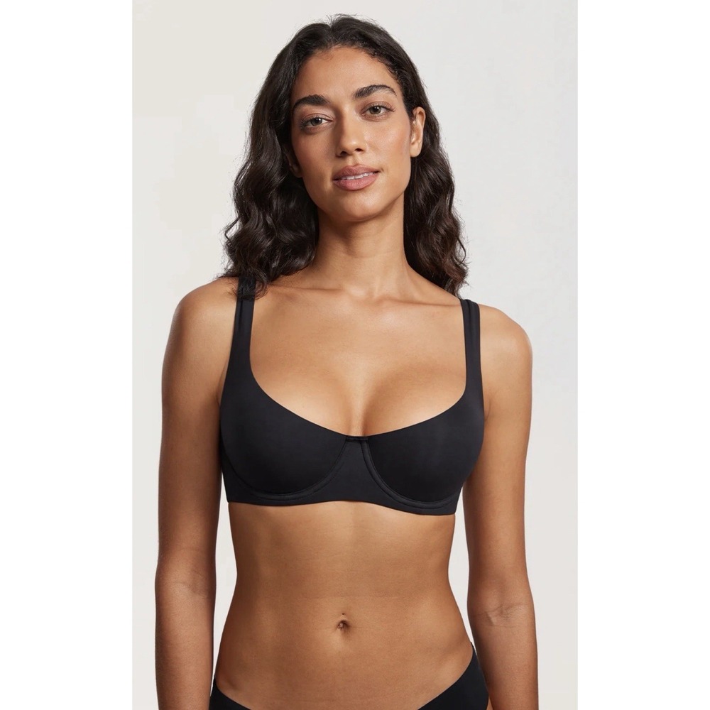 Dobreva Comfancy Sexy Underwire Balconette Bra Black 32B